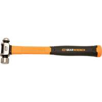 Ball Pein Hammer, 8 oz. Head Weight, Plain/Polished Face, Fibreglass Handle Equipex