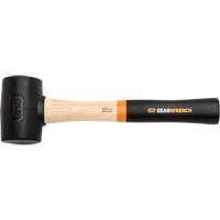 Rubber Mallet, 16 oz., Wood Handle, 13" L Equipex