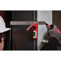 Magnetic Combination Square, 12" L, Stainless Steel, Plain Equipex