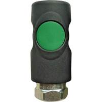 Raccord rapide TOPQUIK S1 Ultraflo 7,8 mm, Composite en polyester/Acier inoxydable, 1/4", NPT femelle, 174 PSI Equipex