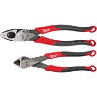 Comfort Grip Cutting Pliers Set, 2 Pieces Equipex