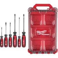 Ensemble de tournevis &agrave; prise coussin&eacute;e avec organisateur compact &agrave; profil bas PACKOUT, 6 m Equipex