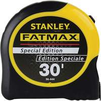 Ruban &agrave; mesurer FATMAX Special Edition, 1-1/4" x 30', Marques de goujon Imp&eacute;rial Equipex