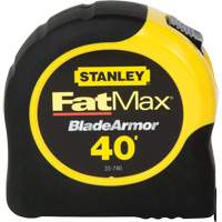 Ruban &agrave; mesurer FatMax Classic avec saillie de 11', 1-1/4" x 40', Marques de goujon Imp&eacute;rial Equipex