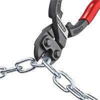 CoBolt&reg; High Leverage XL Compact Bolt Cutters with Notched Blade, 10" L, Center Cut Equipex