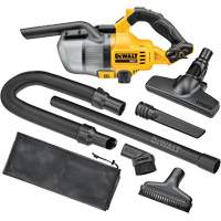 Cordless Dry Hand Vacuum, 20 V, 0.18 gal. Capacity Equipex