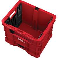 PACKOUT Wire Pulling XL Crate, 15-3/4" x 18-5/8" x 15", Black/Red Equipex