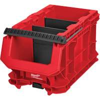 PACKOUT Compact Crate, 15-1/2" x 9-1/2" x 8-3/4", Black/Red Equipex