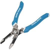 Pince &agrave; d&eacute;nuder/couper les fils forg&eacute;e et profil&eacute;e, avec poign&eacute;es droites, 8-1/4" lo Equipex