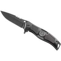 Electrician's Bearing-Assisted Open Pocket Knife, 2-95/100" Blade, Stainless Steel Blade, Aluminum Handle Equipex