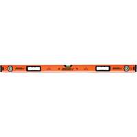 Level with Protective End-Caps, Box, 4' L, Aluminum, 3, Magnetic Equipex