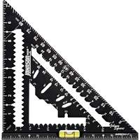 &eacute;querre de charpentier MACH-1 Smart Mark Johnny Square&reg; de 7-1/4 po avec fiole de niveau Equipex