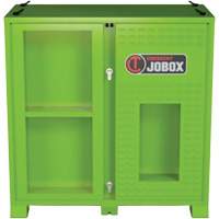 Ventilated Onsite PPE Storage Cabinet, Steel, High-Visibility Lime Green Equipex