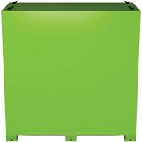 Ventilated Onsite PPE Storage Cabinet, Steel, High-Visibility Lime Green Equipex