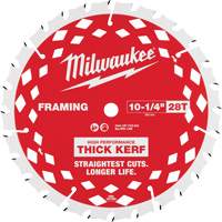 Thick Kerf Framing Circular Saw Blade, 10-1/4", 28 Teeth, Wood Use Equipex