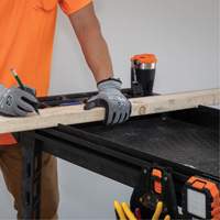 Chariot utilitaire MODbox, 0 tiroirs, 44-63/100" lo x 25-1/2" la x 39" h, Noir Equipex