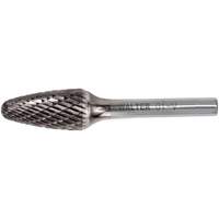Double Cut Ballnose Tree Burr, SF-42, 1/8" Dia., 1/2" Depth of Cut Equipex