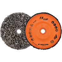 Brosse-boisseau FX, 4-1/2" dia., Oxyde d'aluminium Equipex