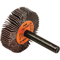 Flap Wheels-Coolcut Flap Wheels, Aluminum Oxide, 80 Grit, 1-1/2" x 3/8" x 1/4" Equipex