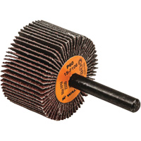 Flap Wheels-Coolcut Flap Wheels, Aluminum Oxide, 60 Grit, 1-1/2" x 1" x 1/4" Equipex