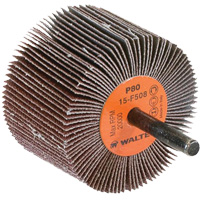 Flap Wheels-Coolcut Flap Wheels, Aluminum Oxide, 80 Grit, 2-1/2" x 1-1/2" x 1/4" Equipex
