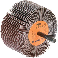 Flap Wheels-Coolcut Flap Wheels, Aluminum Oxide, 80 Grit, 3" x 1-1/2" x 1/4" Equipex