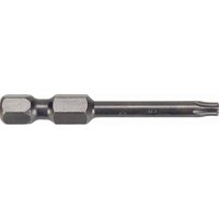 Embouts &agrave; mandrin-1/4" Torx, Torx, Embout T-5, Prise 1/4", Longueur 1-15/16" Equipex