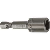Nutsetter For Metric Sheet Metal Screws, 6 mm Tip, 1/4" Drive, 44.5 mm L, Magnetic Equipex
