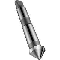 Fraise conique, 40 mm, Acier rapide, Angle de 90°, 3 cannelures Equipex