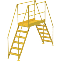 &eacute;chelles de liaison, 128" Port&eacute;e hors tout, 60" ha x 60" p, 24" Largeur de la marche Equipex