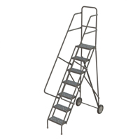 &eacute;chelles roulantes, 7 marches, Stri&eacute;, Hauteur 70" Equipex