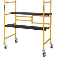Jobsite Series 4' Basic Mini Scaffold Kit, Steel Frame, 41" D x 45-3/4" H Equipex