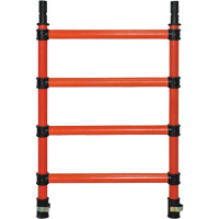 Cadre pour &eacute;chafaudage en fibre de verre, Montant d'extr&eacute;mit&eacute;, 48" la x 40" h Equipex