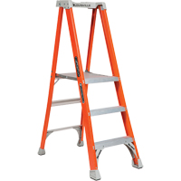 Industrial Heavy-Duty Pro Platform Stepladders (FXP1700 Series), 3', 300 lbs. Cap. Equipex