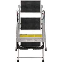 Tilt & Roll Step Stool Ladder, 3 Steps, 34" x 22" x 50.75" High Equipex