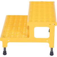 Plate-forme ajustable Step-Mate, 2 marche(s), 23-13/16" la x 22-7/8" lo x 15-1/4" h, Capacit&eacute; 500 lb Equipex