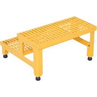 Plate-forme ajustable Step-Mate, 2 marche(s), 23-13/16" la x 22-7/8" lo x 15-1/4" h, Capacit&eacute; 500 lb Equipex
