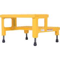 Plate-forme ajustable Step-Mate, 2 marche(s), 23-13/16" la x 22-7/8" lo x 15-1/4" h, Capacit&eacute; 500 lb Equipex