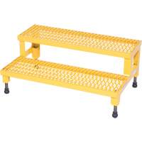 Plate-forme ajustable Step-Mate, 2 marche(s), 36-3/16" la x 22-7/8" lo x 15-1/4" h, Capacit&eacute; 500 lb Equipex
