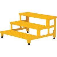 Plate-forme ajustable Step-Mate, 3 marche(s), 36-3/16" la x 33-7/8" lo x 22-1/4" h, Capacit&eacute; 500 lb Equipex