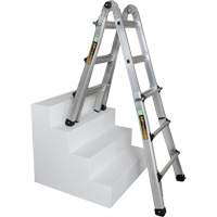 &eacute;chelle t&eacute;lescopique multipositions, 2,916' - 9,75', Aluminium, 300 lb, CSA calibre 1A Equipex