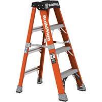 Step Ladder, 4', Fibreglass, 375 lbs. Capacity, Type 1AA Equipex