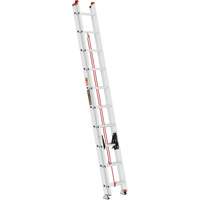 Jobsite Series Extension Ladder, 200 lbs. Cap., 20' H, Grade 3 Equipex