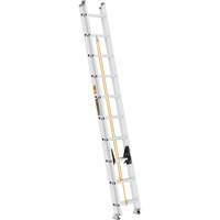 Jobsite Series Extension Ladder, 225 lbs. Cap., 20' H, Grade 2 Equipex