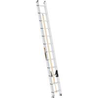 Jobsite Series Extension Ladder, 225 lbs. Cap., 24' H, Grade 2 Equipex