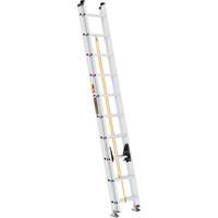 Jobsite Series Extension Ladder, 225 lbs. Cap., 32' H, Grade 1 Equipex