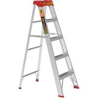 Step Ladder, 5', Aluminum, 200 lbs. Capacity, Type 3 Equipex