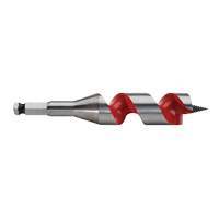 Ship Auger Drill Bit, 1-1/8" Diameter, 3" Flute, 7/16" Hex Shank Equipex