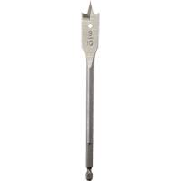 Flat Boring Bit, 9/16" Diameter, 1/4" Hex Shank, 6" Length Equipex