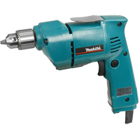 Multi-Purpose Drill for Wood & Metal, 3/8" Chuck, 3.5 A, 120 V, 0-1200 RPM, Keyed Chuck Equipex